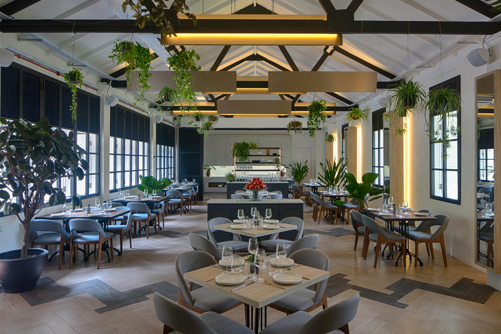 Find food options in the Gardens